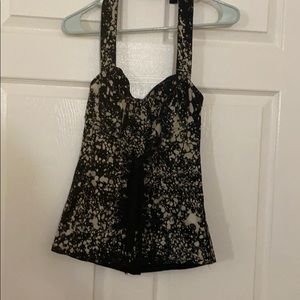 Royal Bones Corset Halter Top